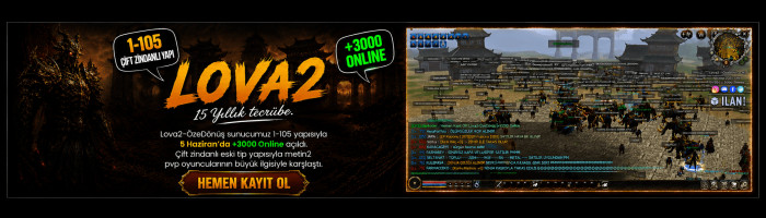 Lova2-ÖzeDönüş Sunucusu 5 Haziranda Açılıyor — Metin2 PvP sunucu banner | Pvp10.net