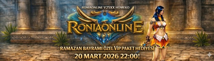 RoniaOnline – Yeni Nesil HOMEKO Deneyimi Sunuyor — Metin2 PvP sunucu banner | Pvp10.net