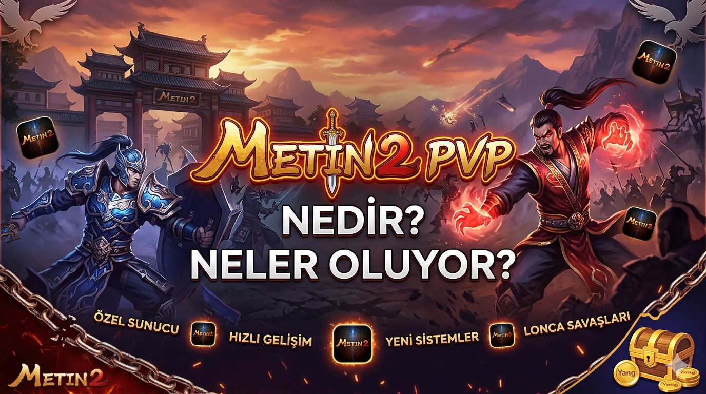Metin2 Pvp Nedir? 2026 da Metin2 Pvp Sektöründe Kaos Yaşanıyor. — blog kapak görseli | Pvp10.net